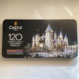 Castle arts 120 premium soft touch colored pencils